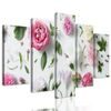 5-dielny obraz abstraktné umenie z kvetov