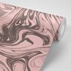 Samolepiaca tapeta ružová umelecká abstrakcia