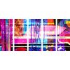 5-dielny obraz abstraktný výbuch farieb