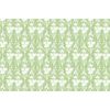 Tapeta jemné kvetinové liány v zelenom prevedení