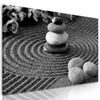Obraz Zen svätyňa v čiernobielom prevedení