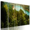 5-dielny obraz prekrásny pohľad na letnú prírodu