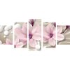 5-dielny obraz nádherná magnólia