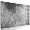 Obraz čiernobiela galaktická Mandala