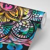 Samolepiaca tapeta abstraktná Mandala