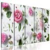 5-dielny obraz abstraktné umenie z kvetov