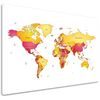 Obraz krásna pestrofarebná mapa