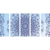 5-dielny obraz jemná kvetinová Mandala