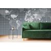 Samolepiaca tapeta mapa sveta v modernom prevedení