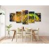 5-dielny obraz abstraktné umenie v zaujímavom prevedení