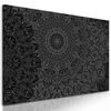 Obraz moderná Mandala v čiernobielom prevedení