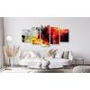 5-dielny obraz moderná abstrakcia