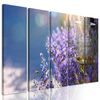 5-dielny obraz nádherné modro-fialové kvety levandule