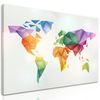 Obraz moderná mapa sveta tvorená origami