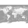 Obraz na korku mapa štátov v čiernobielom prevedení