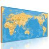 Obraz mapa sveta v nevšednom prevedení