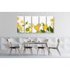 5-dielny obraz citrónové a limetkové zátišie