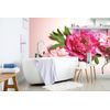 Samolepiaca fototapeta ružové kvety pivónie
