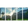 5-dielny obraz Švajčiarska príroda