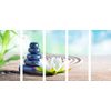 5-dielny obraz wellness zátišie
