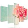 5-dielny obraz malé ružičky