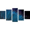 5-dielny obraz moderná abstrakcia