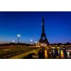 Originálna samolepiaca fototapeta večerná Eiffelova veža