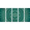 5-dielny obraz umelecká Mandala