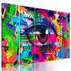 5-dielny obraz pop-art abstrakcia oka