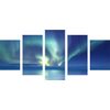 5-dielny obraz arktické prírodné divadlo
