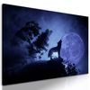 Obraz vytie vlka pri splne mesiaca