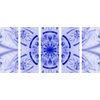 5-dielny obraz futuristická Mandala