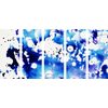 5-dielny obraz umelecká abstraktná maľba