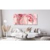 5-dielny obraz detail na ružové kvety