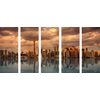 5-dielny obraz výhľad na krásy mesta