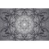 Tapeta nádherná Mandala v čiernobielom prevedení