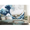 Samolepiaca tapeta imitácia Veľkej vlny z Kanagawa - K. Hokusai