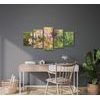 5-dielny obraz umelecké znázornenie prírody