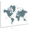 Obraz mapa sveta v prehľadnom prevedení