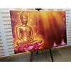 Obraz Buddha pri lotosových kvetoch