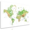 Obraz geografická mapa sveta