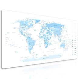 Obraz precízna mapa sveta