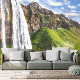 Samolepiaca fototapeta známy islandský Seljalandsfoss