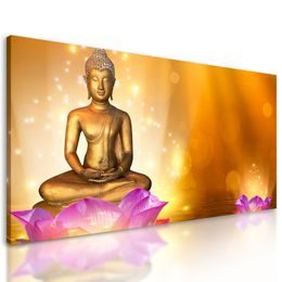 Obraz Budha v zlatom prevedení