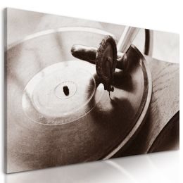Obraz gramofón vo vintage prevedení