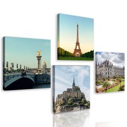 Set obrazov impozantné Francúzsko
