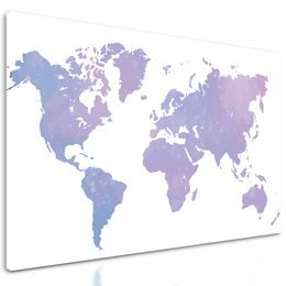 Obraz zaujímavá mapa sveta