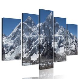 5-dielny obraz Alijašské hory