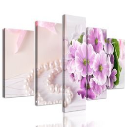 5-dielny obraz luxusné zátišie