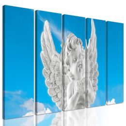 5-dielny obraz anjel na oblohe